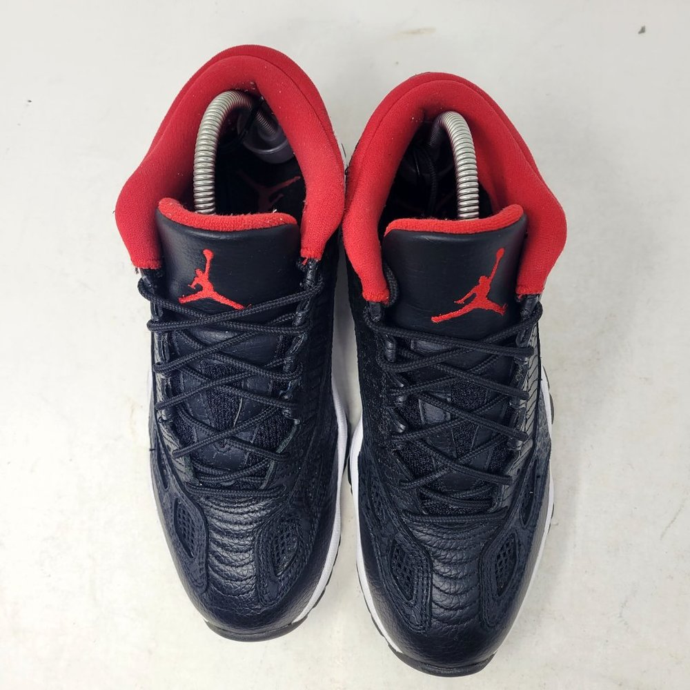 Air Jordan 11 XI Retro Low IE 'Black Red' BRED 2011 306008-001 7.5 1 4 6 12 13 - Picture 6 of 16